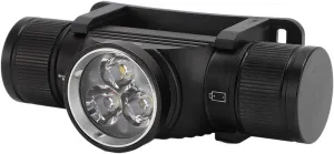Headlight Outdoor Headlamp Low Brightness Medium Brightness High Brightness Strobe SOS Stepless Dimming 6 Modes USB Rechargeable 180 Degree Rotation IP66 Aluminum