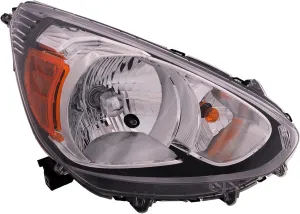 HEADLIGHTSDEPOT Headlight Compatible With Mitsubishi Mirage 2014-2020 Hatchback Right Side Halogen Headlamp