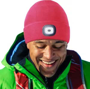 Headlightz by Roq Innovation - Beanie with Light, Unisex LED Beanie Hat with Light Built in, Rechargeable