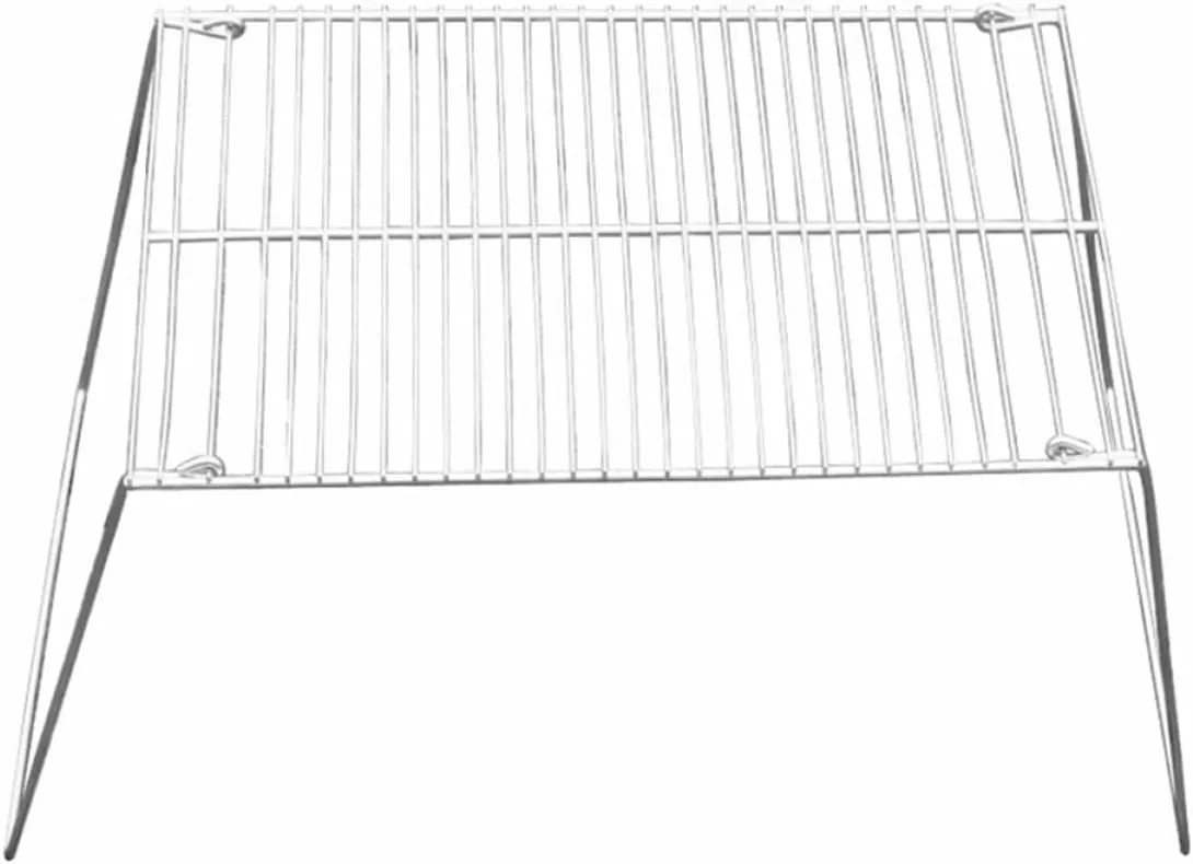 HEMOTON Mini Foldable Bbq Rack Portable Stainless Steel Grill for Outdoor Barbecue Activities Easy to Assemble Compact Design for Camping and Fishing