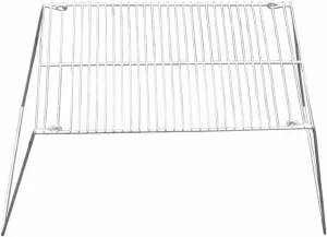 HEMOTON Mini Foldable Bbq Rack Portable Stainless Steel Grill for Outdoor Barbecue Activities Easy to Assemble Compact Design for Camping and Fishing