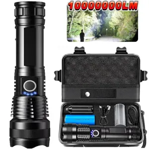 High Power Rechargeable LED Tactical Flashlight