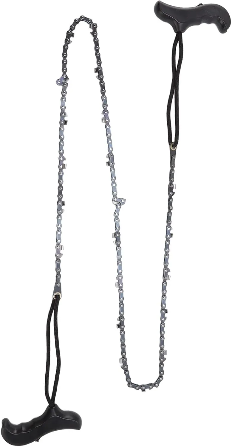 High Saw Chain of the 48 Inch Survival Tool for Camping, Backpack - 65 Manganese Steel