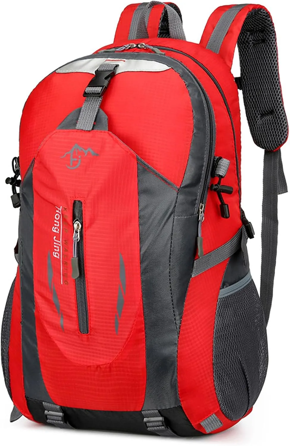 Hiking backpack 40L, Waterproof Lightweight Outdoor Hiking Trekking Daypack Travel Backpack for Men Women(Red)