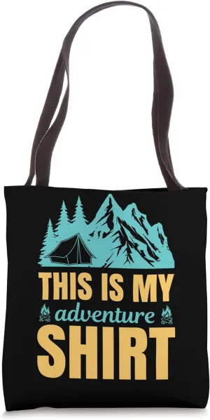Hiking Saying, Mountain Lines, Alps Motif, Hiking. Tote Bag