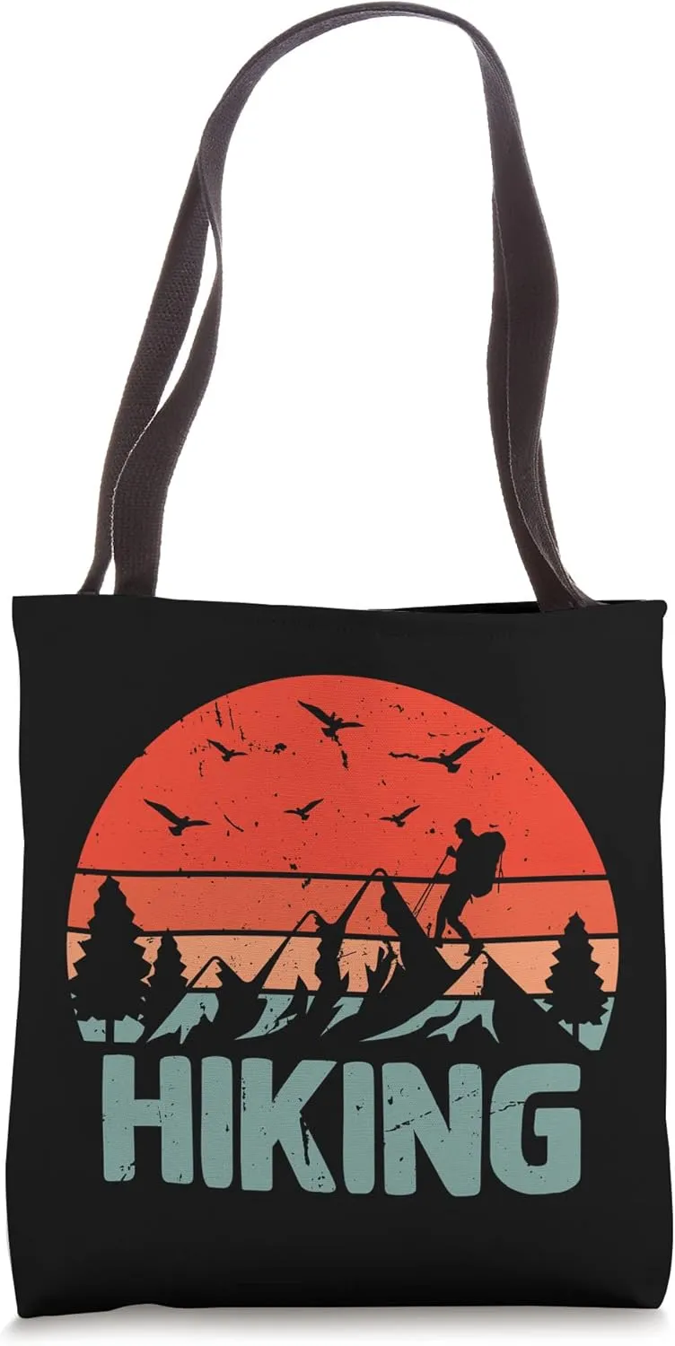 Hiking Trekking Lover Hiker Hiking Winter Sports Hike Tote Bag