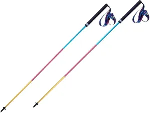 Hiking Trekking Poles 2-pc Pack Trekking Poles Adjustable Length Walking Sticks Ultralightwith for Camping Mountaining Hiking Sticks for Trekking(120cm)