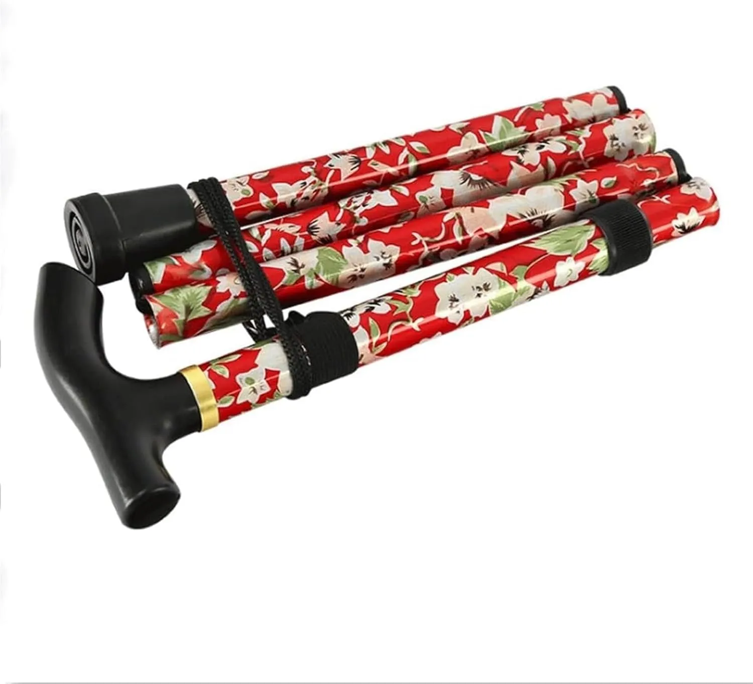 Hiking Trekking Poles Aluminum Alloy Trekking Poles Folding Telescopic Light-Weight Off-Road Walking Poles Hiking Sticks for Trekking