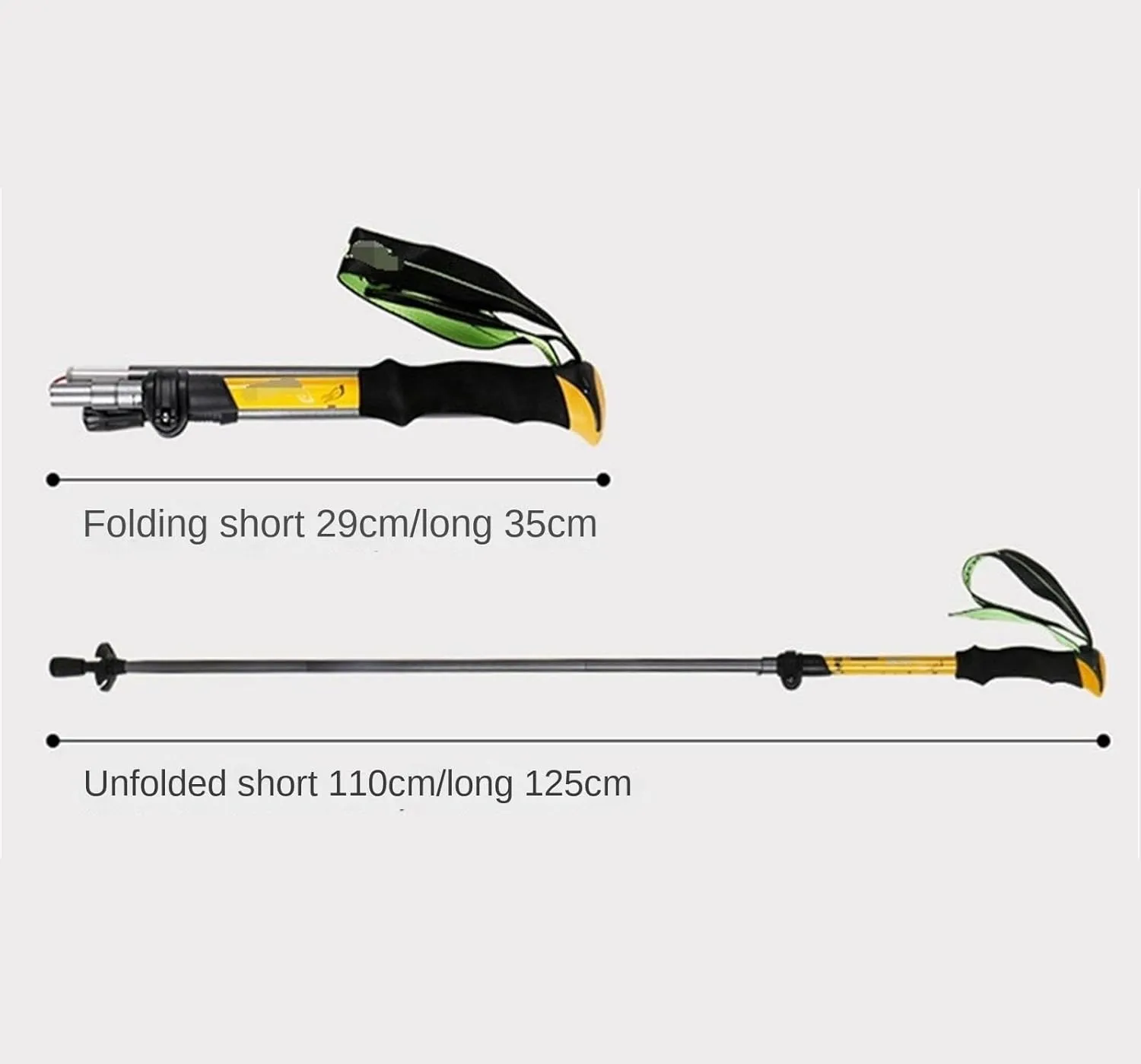 Hiking Trekking Poles Lightweight Hiking Poles Aluminum Trekking Poles Walking Poles Sticks for Mountaining Hiking Sticks for Trekking(Red,110cm)