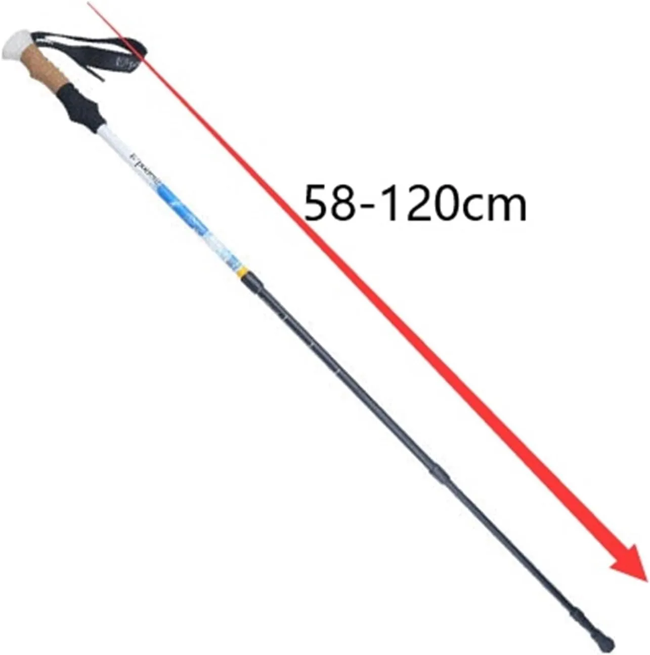 Hiking Trekking Poles Ultralight Aluminum Alloy Trekking Poles Lightweight Strong for Hiking Camping Mountaining Hiking Sticks for Trekking