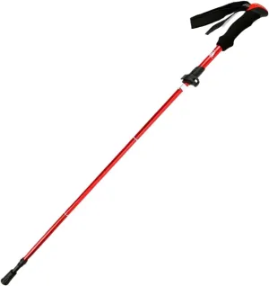 Hiking Trekking Poles Walking Trekking Poles Lightweight Adjustable Folding Hiking Poles for Camping Traveling Hiking Sticks for Trekking(Red,110-130cm)