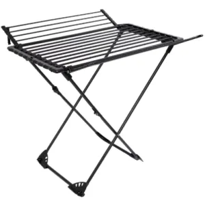 Hills 27m Winged Extendable Clothes Airer Foldable Laundry Drying Rack - Black