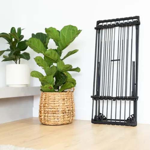 Hills 27m Winged Extendable Clothes Airer Foldable Laundry Drying Rack - Black