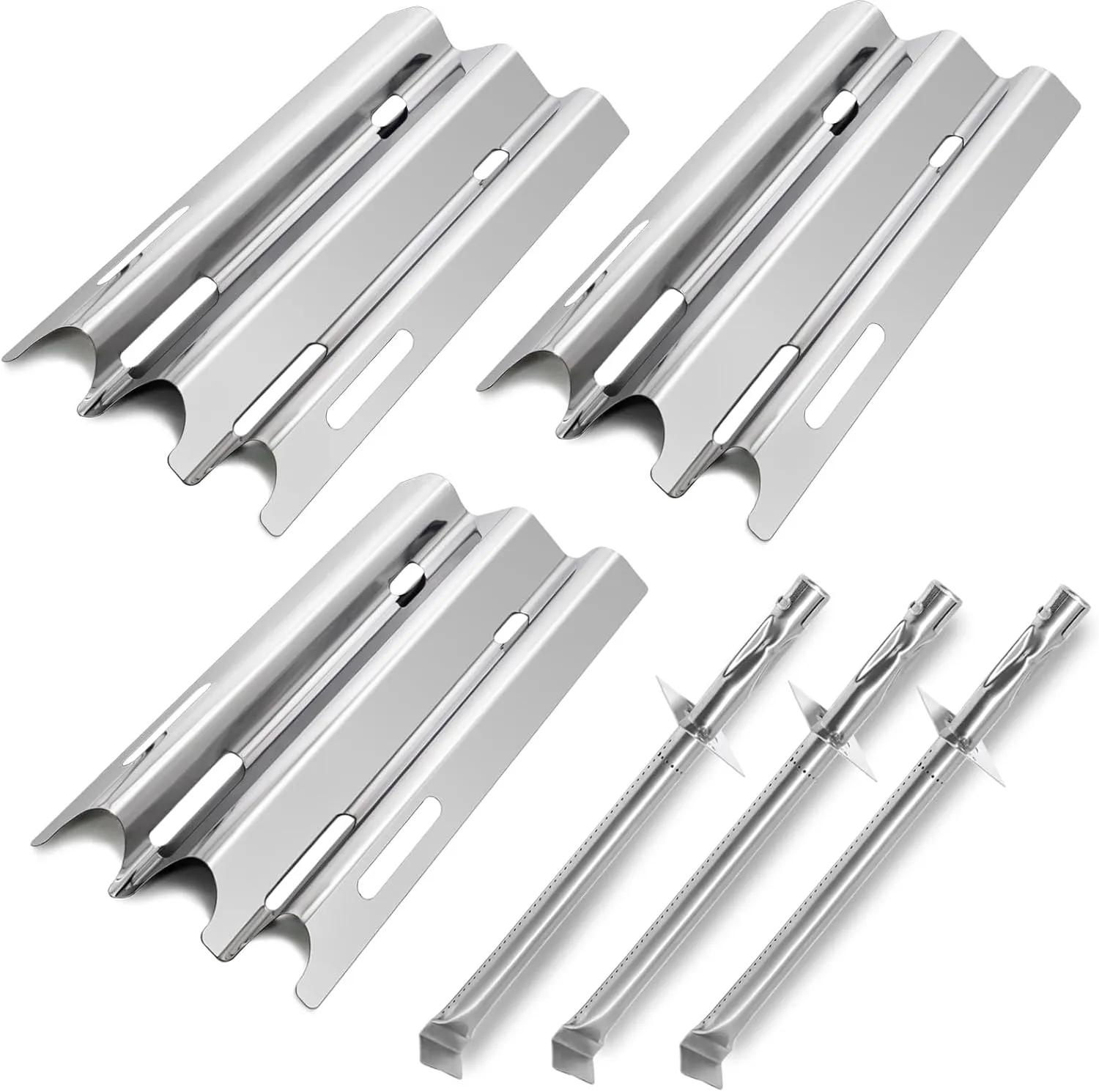 Hiorucet Grill Parts for Vermont Castings CF9030 CF9030LP VC500 VM400 VM400XBP VM450 VM600 VM450SSP, Jenn Air JA460 JA461 JA461P JA580 VTB1 VCHP1, Burner & Heat Plate for Vermont Castings Grill Parts