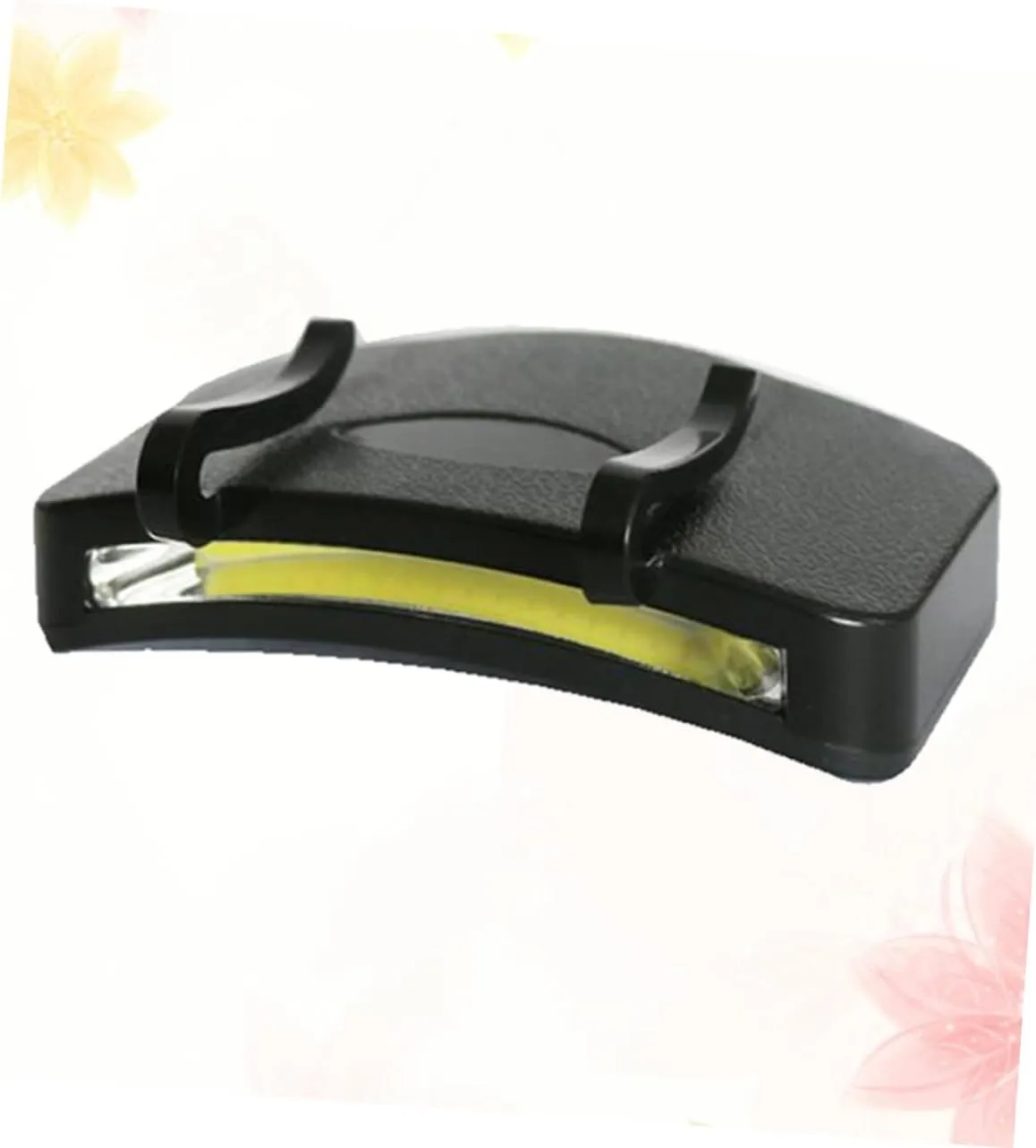 HOMSFOU 4pcs Cob Clip Headlamp Portable Mini Clamp Light for Outdoor Activities Hands Brightness for Fishing Camping Hiking and More Battery Not Included