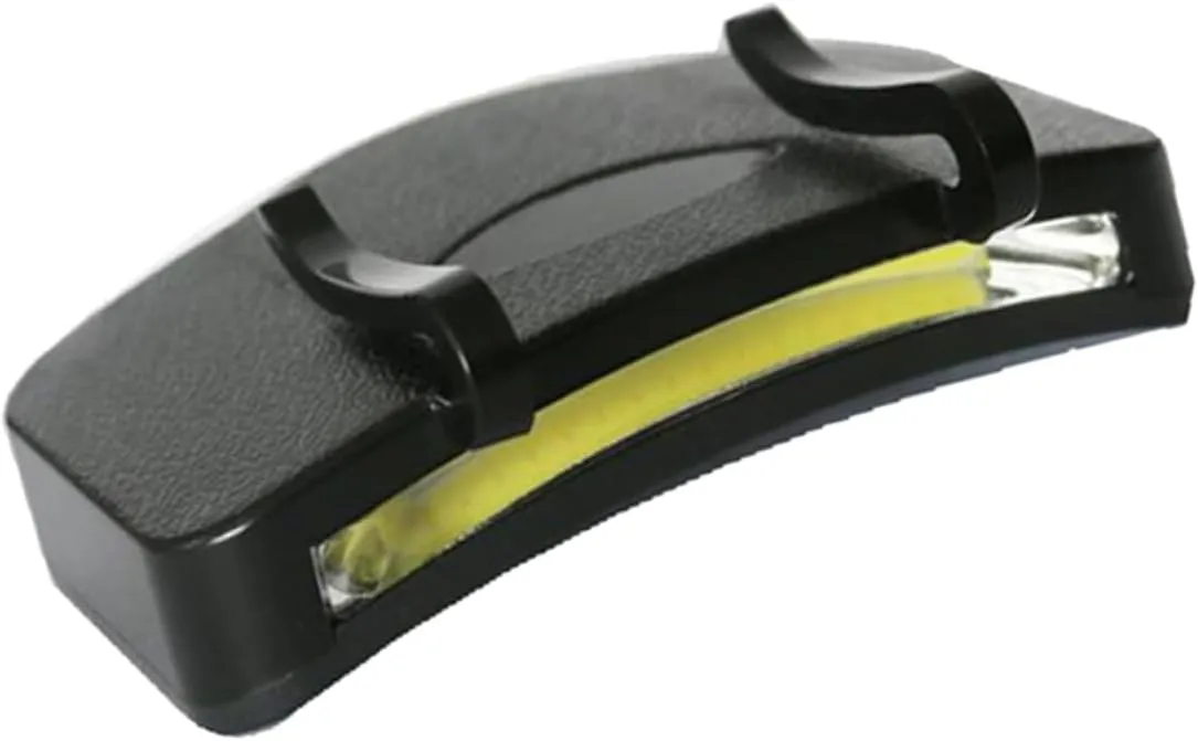 HOMSFOU 4pcs Cob Clip Headlamp Portable Mini Clamp Light for Outdoor Activities Hands Brightness for Fishing Camping Hiking and More Battery Not Included