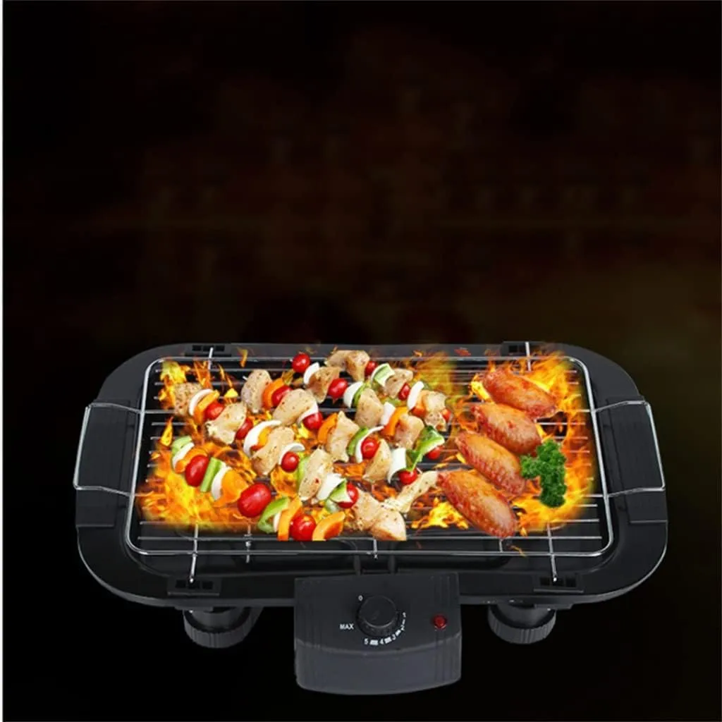 Household Electric Grill Pan Smokeless Non-stick Electric Grill Indoor Multifunctional Grill Electric Grill