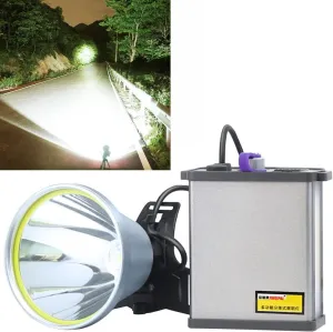 Hunting Headlamps Super Bright Headlamp 16Core LED Rechargeable Head Lamp with Side Battery Pack, Perfect for Hunting, Exploring, Camping, Fishing, Emergency
