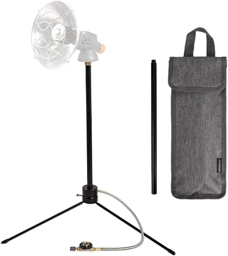 HXBER Portable Gas Stand Camping Tent Heating Stove Tripod Winter Warmer Holder for Outdoors Camping Hiking Backpacking Ice Fishing
