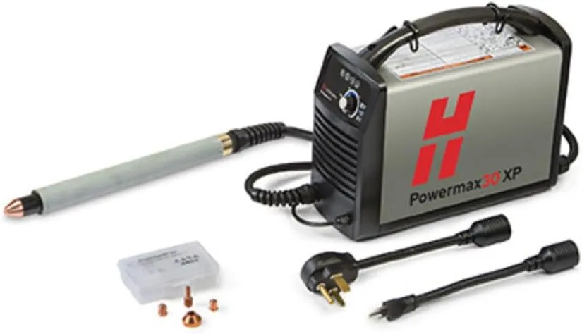 Hypertherm Powermax 30 XP Mechanized System, 120-240V 1-PH, CSA, Plus 180° Machine Torch w/Consumables, 15' (4.5 m) Lead | 088178