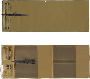 IC ICLOVER Tactical Shooting Mats Prone Padded   Portable Roll Up Shooting Mats Non-Padded, Extra Large Non-Slip Waterproof Foldable Pad Blanket for Long Range Rifle Shooting Hunting