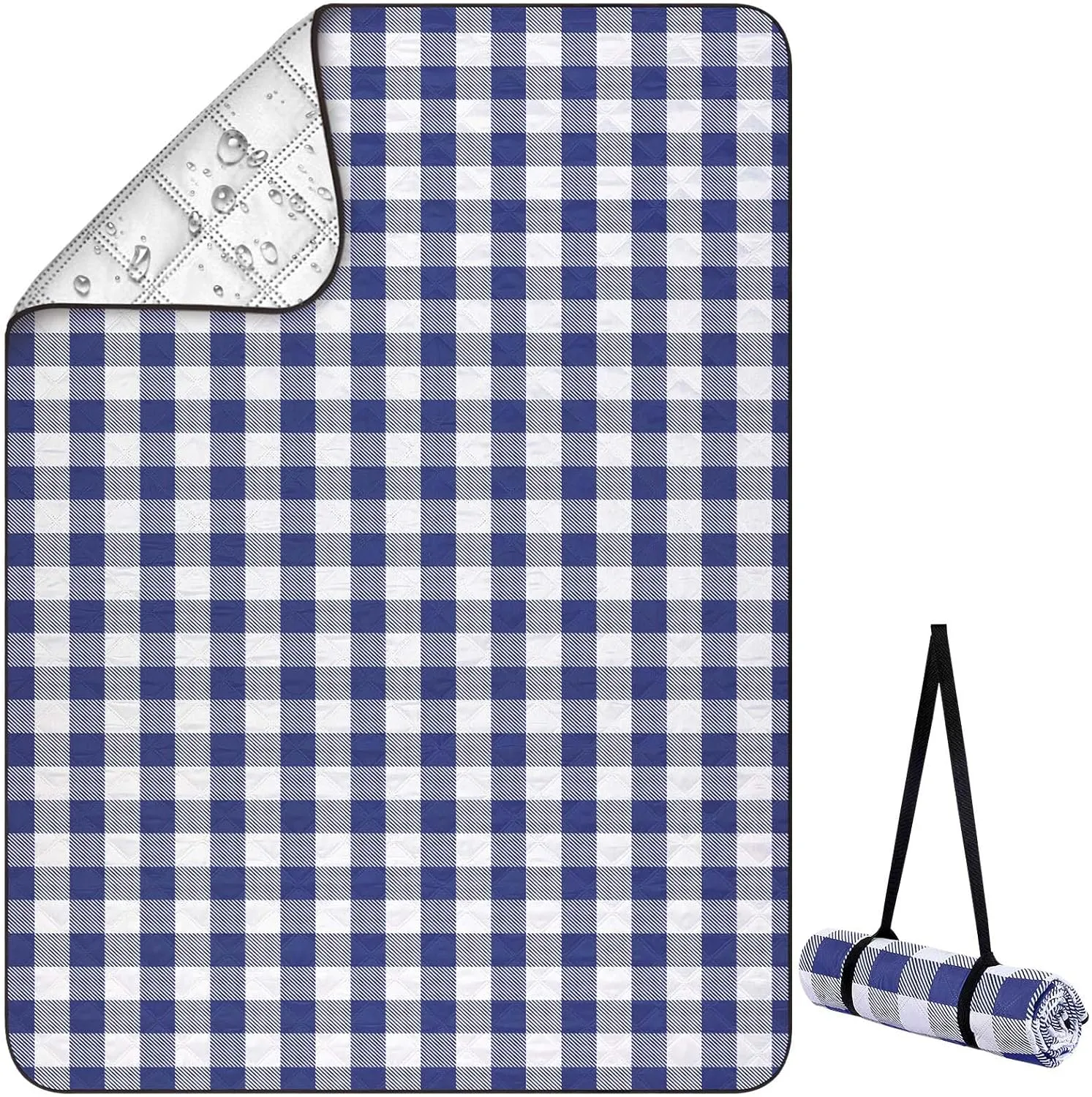 ICOSY Picnic Blankets Beach Blanket, Waterproof Outdoor Blanket Sandproof Picnic Camping Mat Camping Essentials 78" x 59"