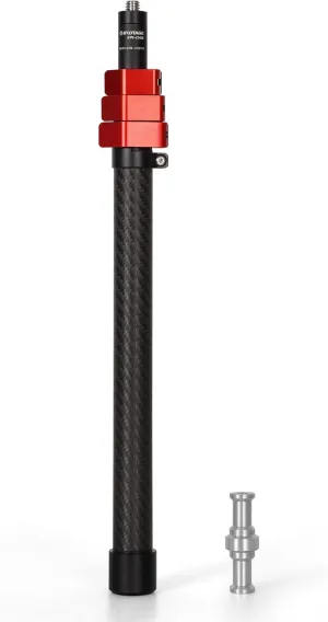 IFOOTAGE Carbon Fiber Camera Pole, 37-108cm/14.6-42.5in Extension Tube With 1/4" 3/8" Screw, Compatible With Tripod/Monopod/Camera, EP1-C105