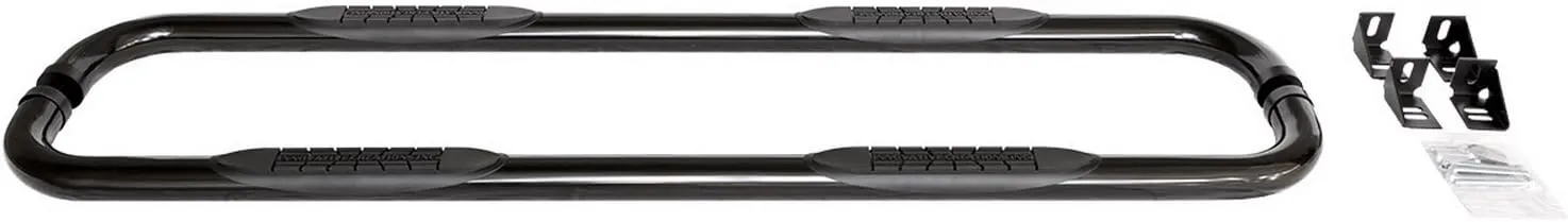 Inc BLAK26CHX Nerf Bar 3 in. Round Black Powder Coated Nerf Bar