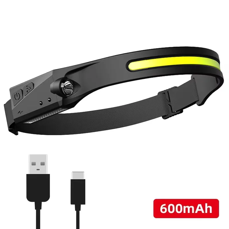 Induction Headlamp – USB Rechargeable with 5 Lighting Modes