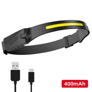 Induction Headlamp – USB Rechargeable with 5 Lighting Modes