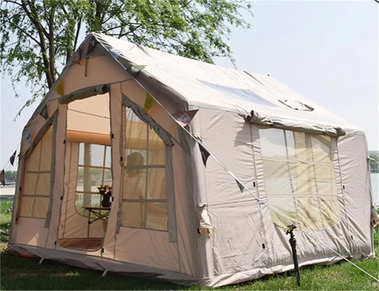 Inflatable Camping Tent Windproof and Rainproof Inflatable Tent