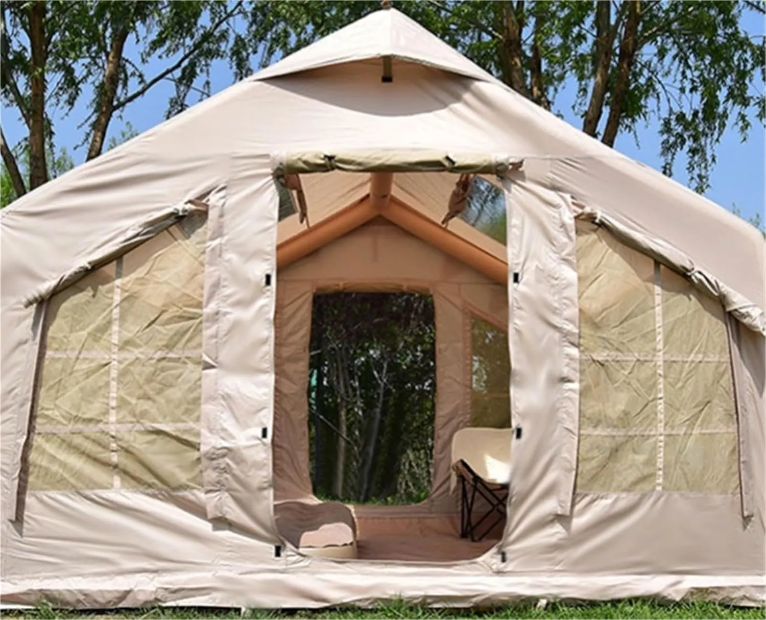 Inflatable Camping Tent Windproof and Rainproof Inflatable Tent