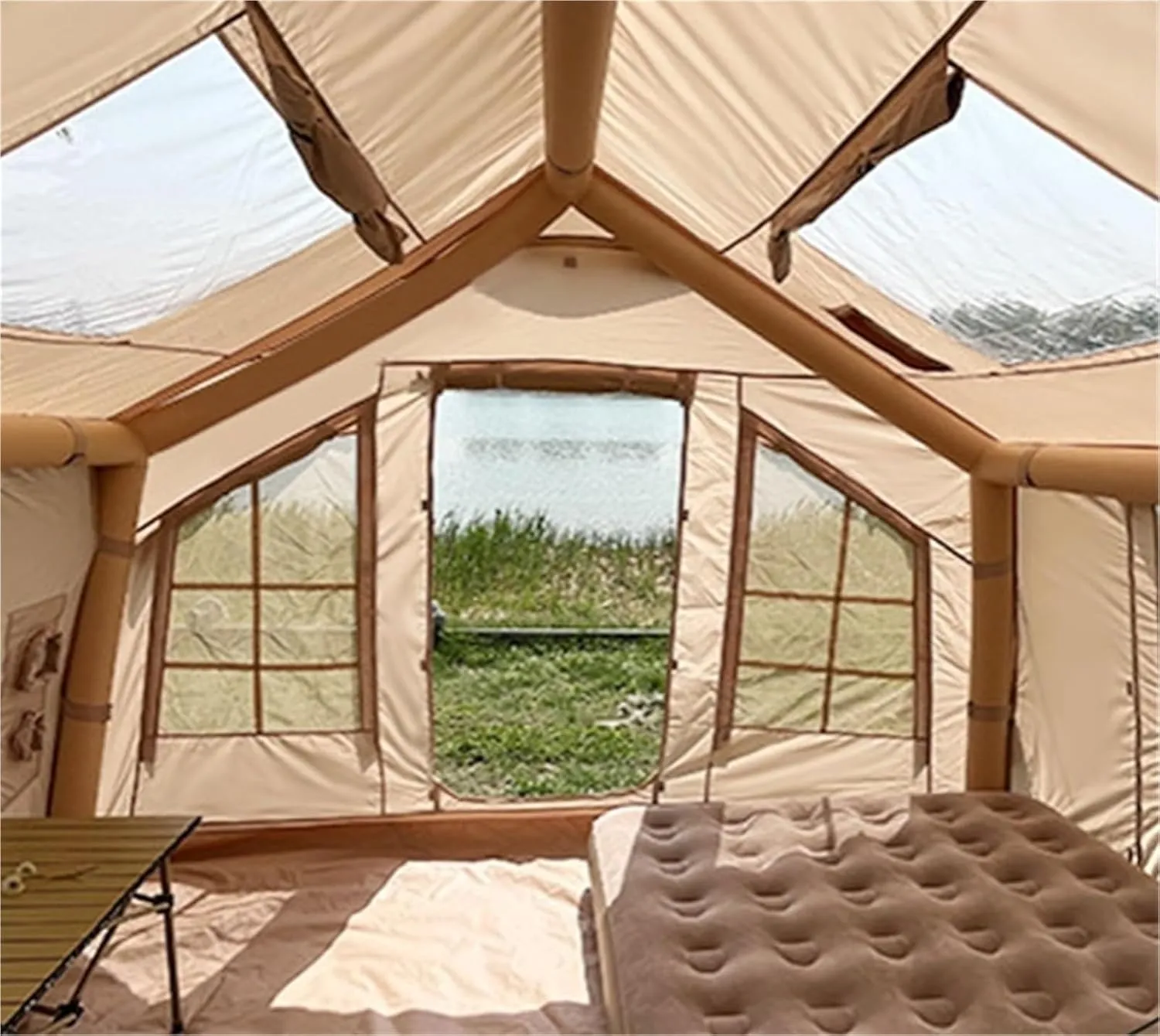 Inflatable Camping Tent Windproof and Rainproof Inflatable Tent