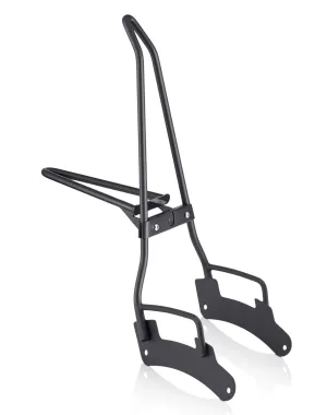 Iron Born Blade 25" Indian Super Chief (2022 ) Sissy Bar with Foldable Luggage Rack Matte Black