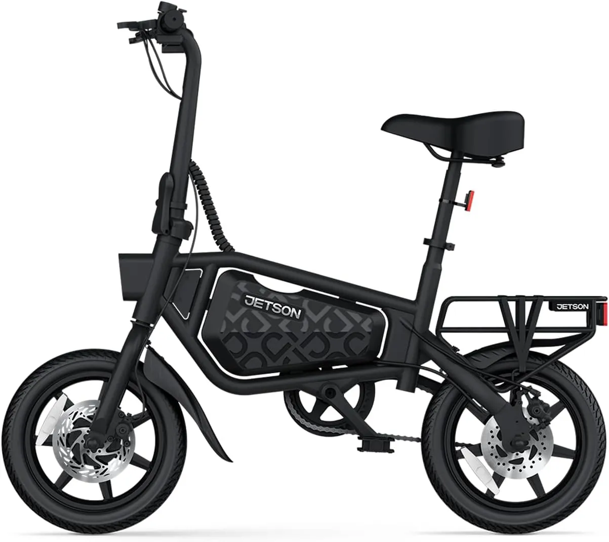 Jetson Bolt Folding Electric Ride-On Bike, Easy-Folding, Built-in Carrying Handle, Twist Throttle, Up to 15.5 MPH, Ages 13 