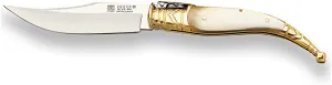 Joker Classic Pocket Knife Sevillana NA01 with Bull Horn Handle and Blade 3.74 inches MOVA, Fishing Tool, Hunting, Camping and Hiking