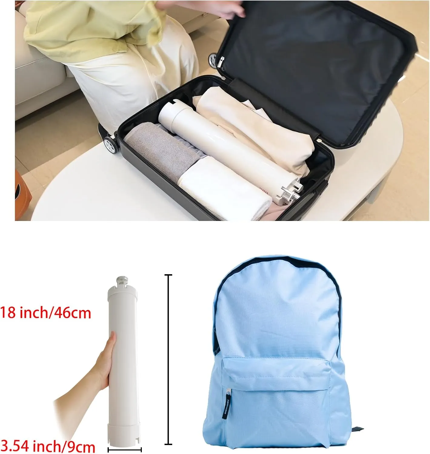 JOOM Clothes Drying Rack Portable Foldable - Space Saving, Collapsible Drying Rack for Laundry, Indoor, Outdoor. Folding Clothing Rack Home and Travel