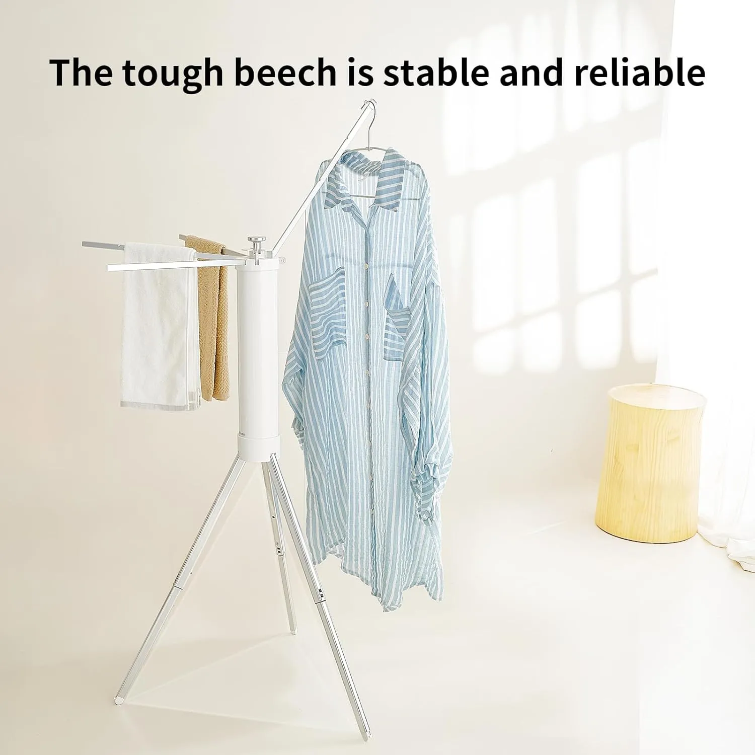 JOOM Clothes Drying Rack Portable Foldable - Space Saving, Collapsible Drying Rack for Laundry, Indoor, Outdoor. Folding Clothing Rack Home and Travel