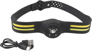 Keenso Bright COB Headlamp with Adjustable Angle, Rechargeable via USB Type C, Lightweight for Camping