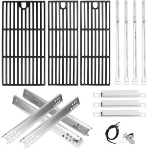 KEESHA Grill Kit for Charbroil 4-Burner 463332718, 463347017, 463335517, 463347519, 463342118, 463347418, Replacement Parts for Charbroil G321-0006-W1, G470-0002/0003/0004-W1 and G470-5200-W