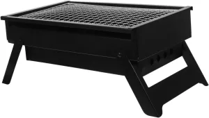 KESYOO Portable Folding Charcoal Grill Compact for Outdoor Cooking for Camping Picnics and Backyard Use Lightweight Stainless Steel Design for Persons