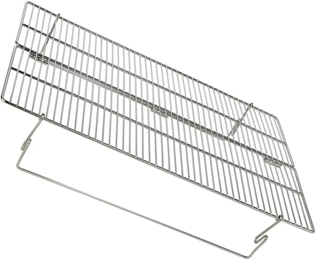 KICHOUSE Folding Camping Grill Grates Portable Stainless Steel Barbecue Rack for Outdoor Cooking