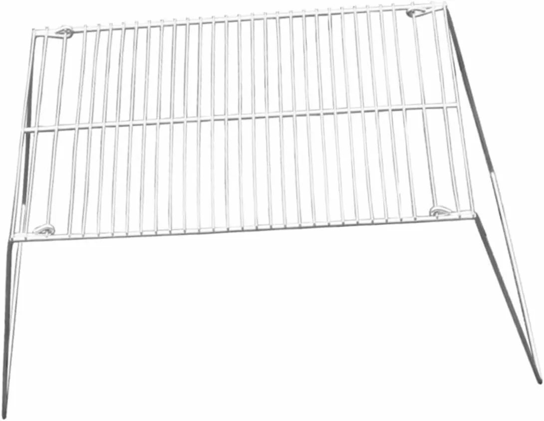 KICHOUSE Stainless Steel Bbq Rack Mini Portable Grill Easy Assembly Outdoor Barbecue Accessory for Camping and Fishing