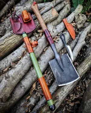 Knife Blacksmith and Friend, handmade in Best New All One All of Your Shovel, Bushraft Express shipping Portable Bowsaw Tactical product Intelligent