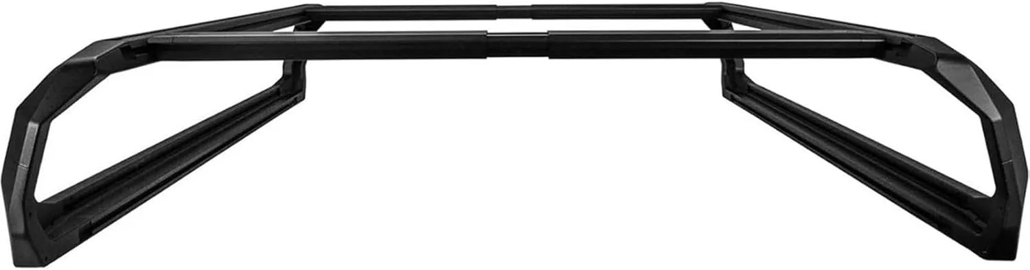 KUAT Ibex Versatile Durable Lightweight Aluminum Adjustable Truck Bed Rack - Stainless Steel Hardware Included | 1,200 LBS Static & 300 LBS Dynamic Weight Capacity, IBEXC1 - Mid-Size - Long-Bed