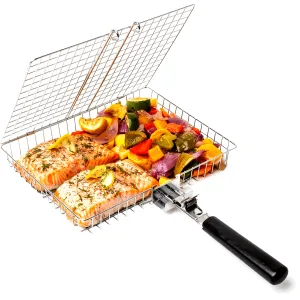 Large Folding Grill Basket for BBQ