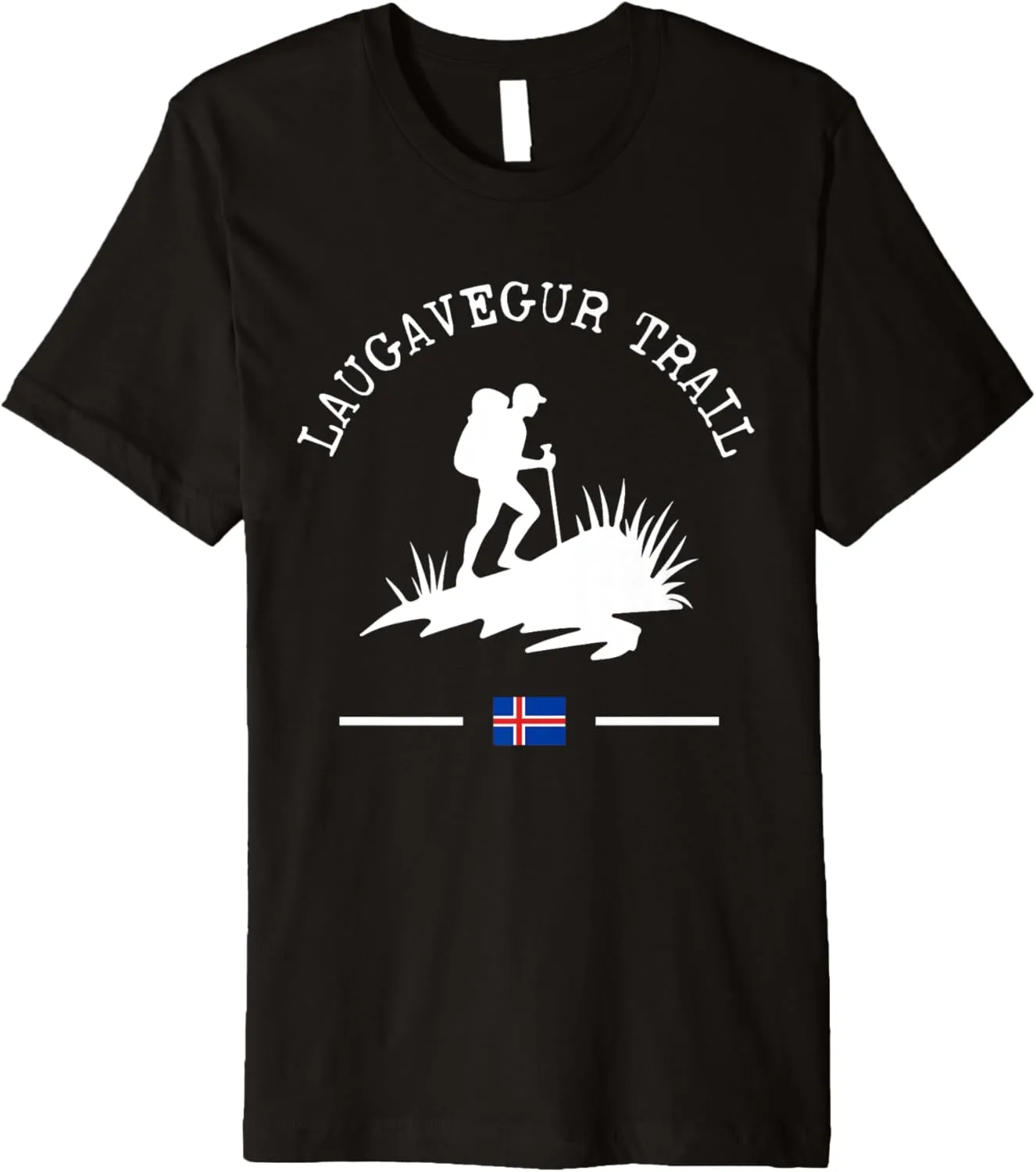 Laugavegur Trail Island Hiker Islandic Trekking Premium T-Shirt