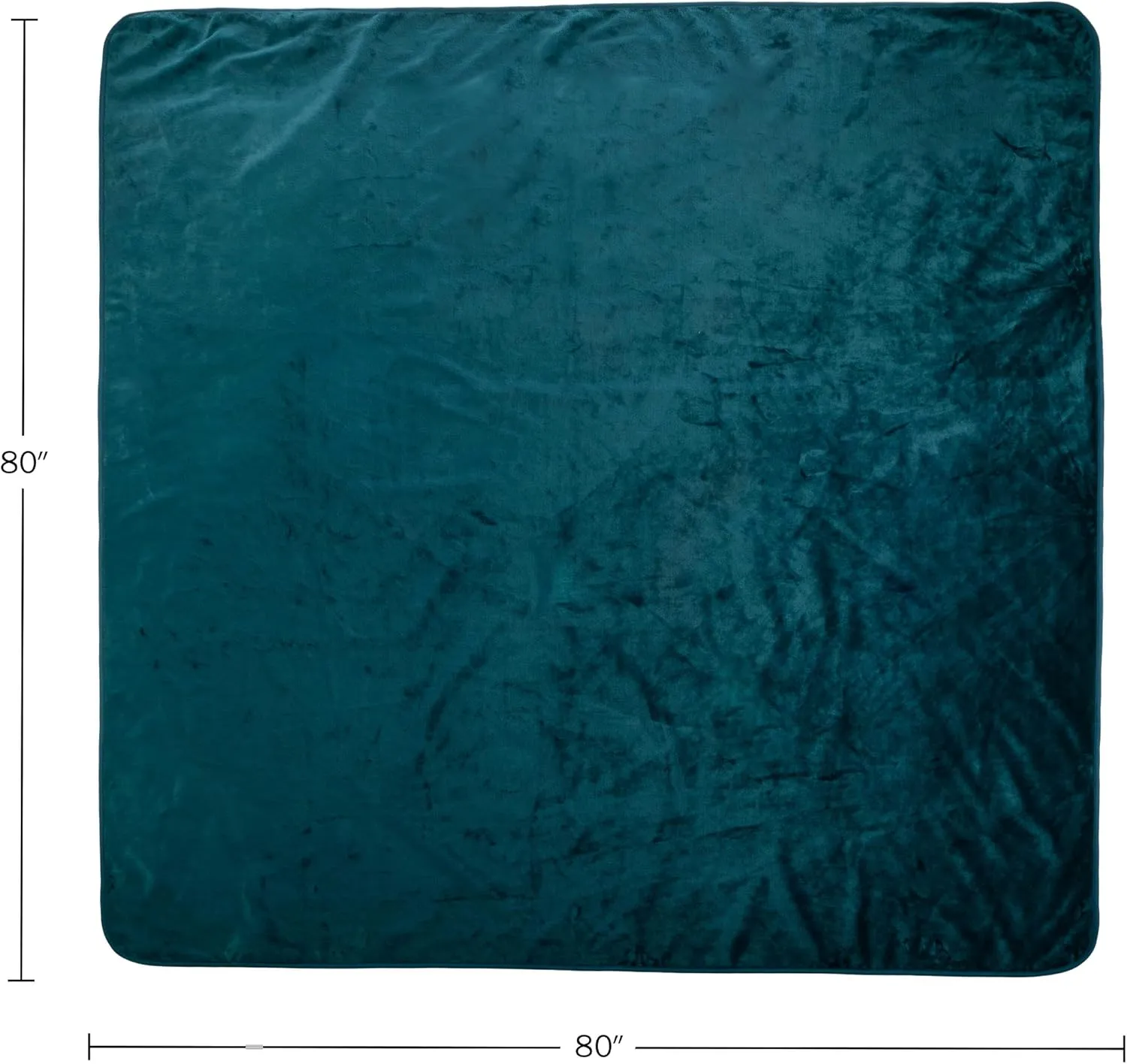 Lavish Home Waterproof Blanket - 80x80 King-Size Blanket for Kids, Pets, and Outdoors - Throw for Bed, Couch, Chair and Car (Green)