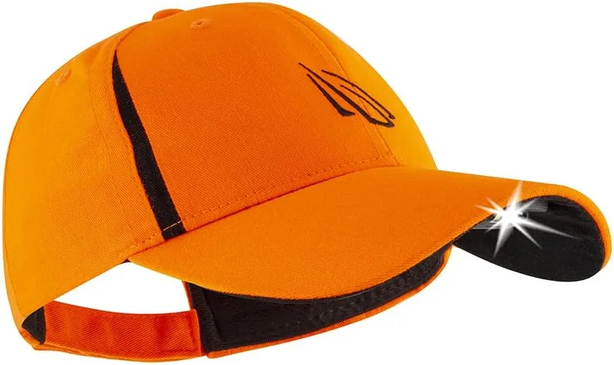 LED Hat Light - POWERCAP Baseball Cap with Light Built in - LED Cap Visor Light with Bright Headlight and IPX4 Rating
