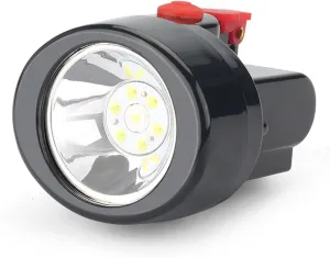 LED Head-Mounted Headlamp Explosion-Proof Miner Lamp Ultra Bright Headlamps with 2 Modes Waterproof LED Rechargeable Headlamp for Outdoor Camping, Running